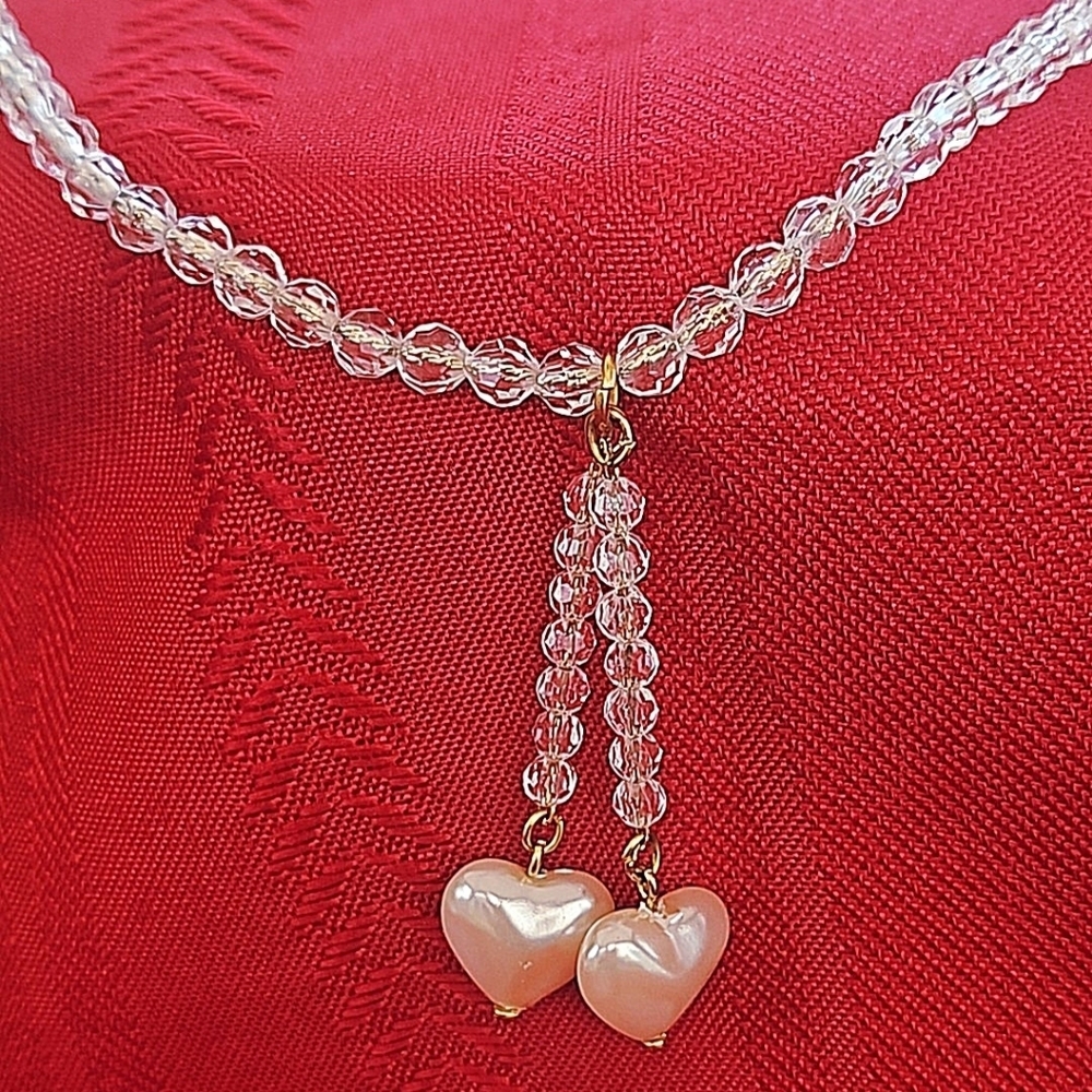 Elegant Crystal Heart Necklace